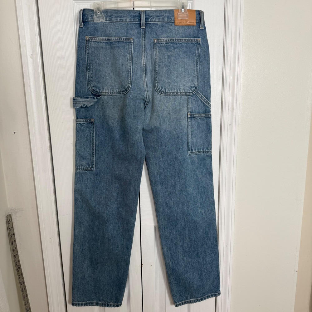 Denim Forum‎ Aritzia Carpenter Lo-Rise Loose Jeans 27 Light Wash Organic Cotton - Picture 3 of 9